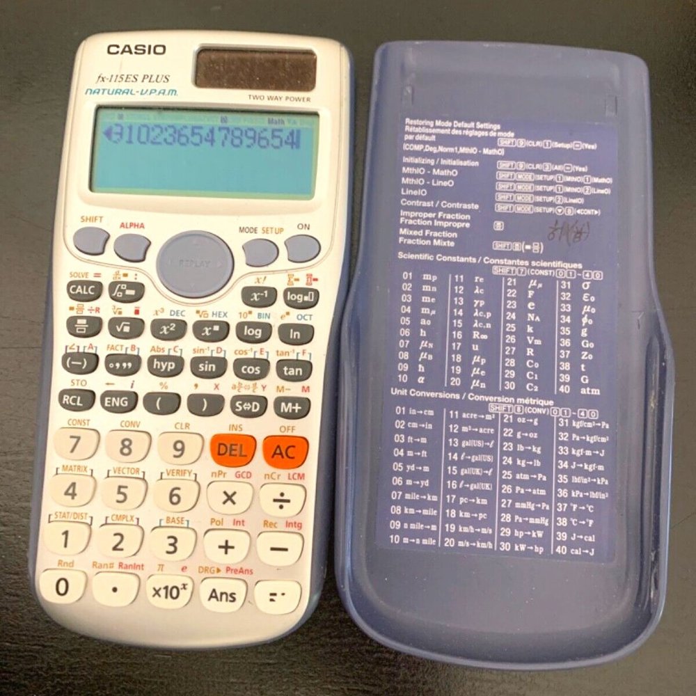 Casio FX115ES Plus Scientific Calculator Tested